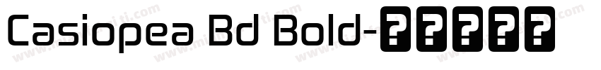 Casiopea Bd Bold字体转换